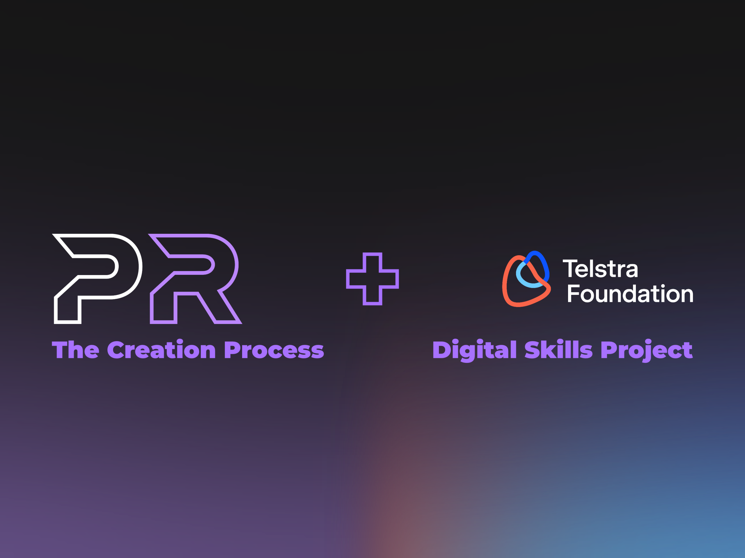 Graphic showing the logos for Project Ranked and Telstra Foundation